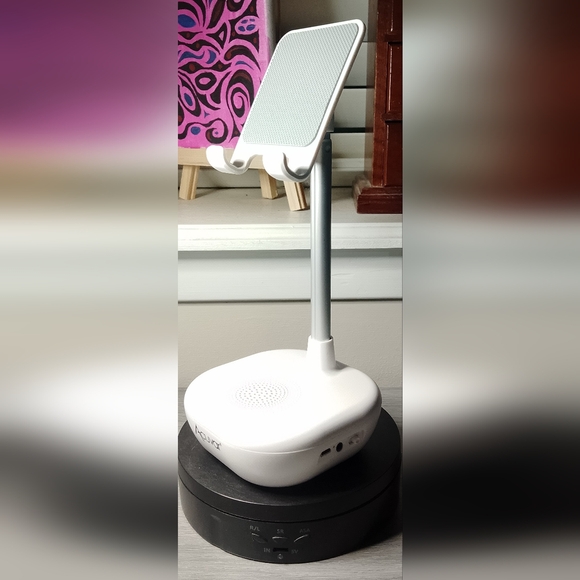 Wireless Speaker Tablet Stand - Gray - Picture 3 of 3